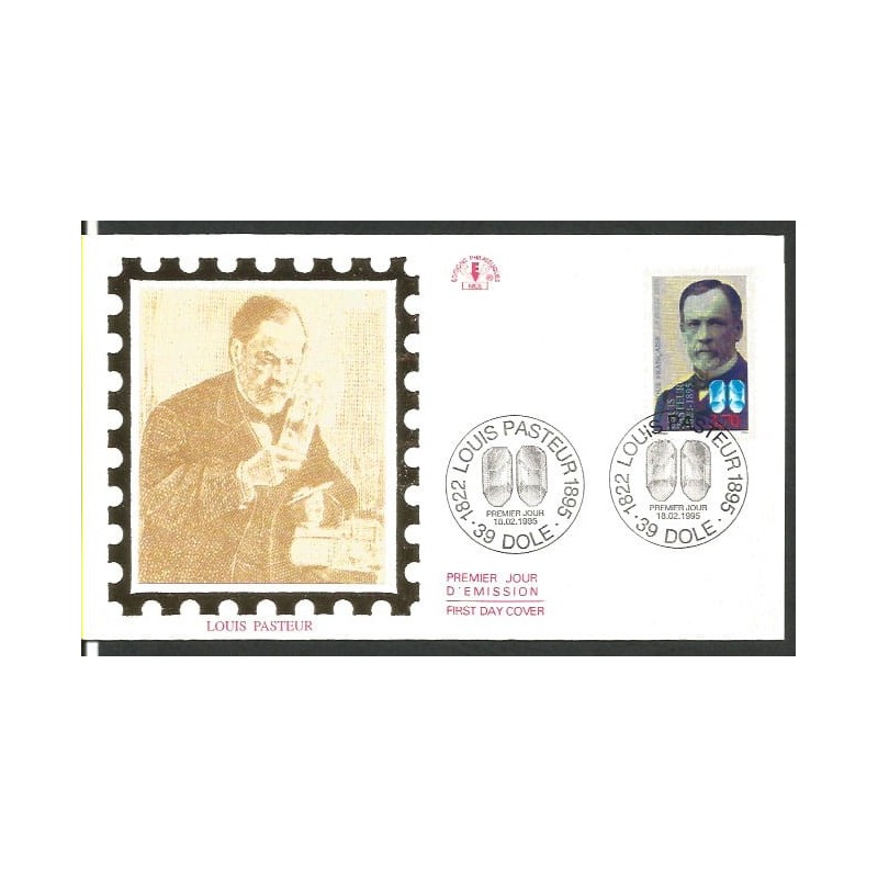 Francja 1995, L. Pasteur, chemia, biologia. FDC