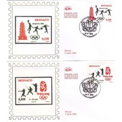 Monako 2008, Igrzyska olimpijskie Pekin. FDC