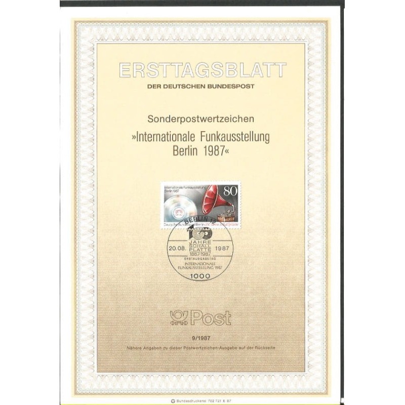 Niemcy 1987, Muzyka, gramofon. ETB