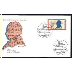 Niemcy 1989, Muzyka, Friedrich Silcher. FDC