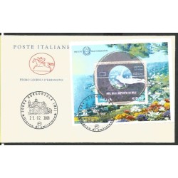 Włochy 2008, Muzyka, płyta gramofonowa. FDC