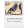 Bośnia 2002, Owady: motyl. Margines **