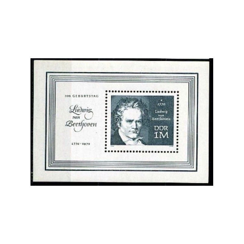 Niemcy NRD 1970, L. van Beethoven, muzyka **