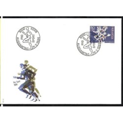 Szwajcaria 1986, Sport, lekkoatletyka. FDC