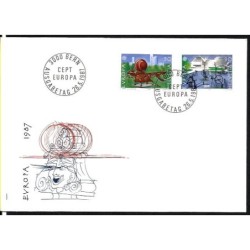 Szwajcaria 1987, EUROPA CEPT: rzeźba. FDC