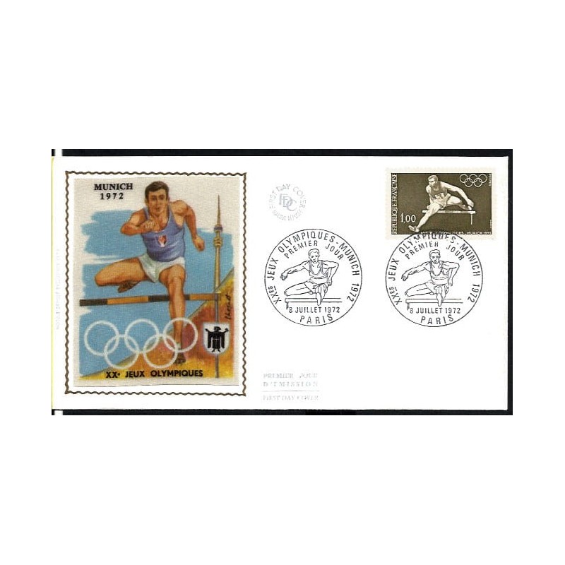 Francja 1972, Igrzyska olimpijskie Monachium. FDC
