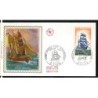 Francja 1972, Okręt, żaglowiec Cote d'Emeraude. FDC