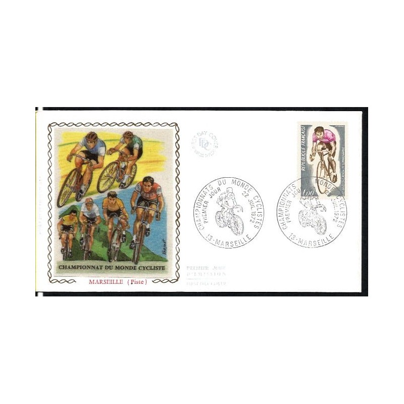 Francja 1972, Rower, Kolarskie MŚ. FDC