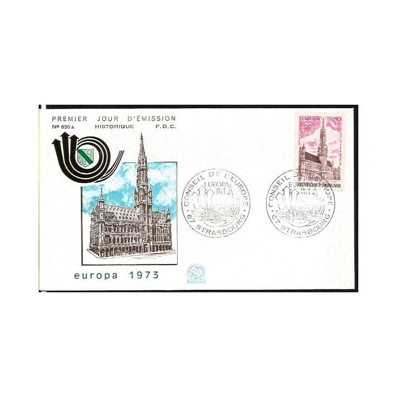 Francja 1973, EUROPA CEPT. FDC