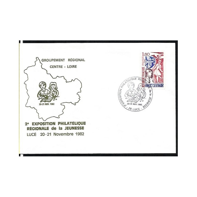 Francja 1982, WF, dzieci, filatelistyka. Luce