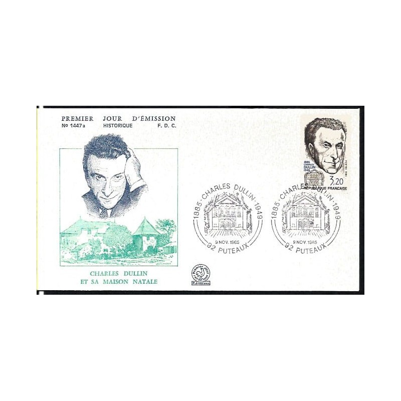 Francja 1985, Charles Dullin, aktor, teatr. FDC