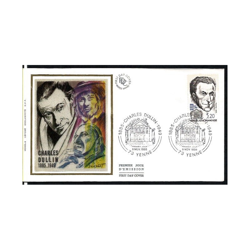 Francja 1985, Charles Dullin, aktor, teatr. FDC