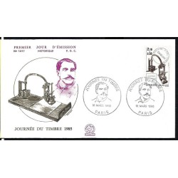Francja 1985, Dzień znaczka, stemplownica. FDC
