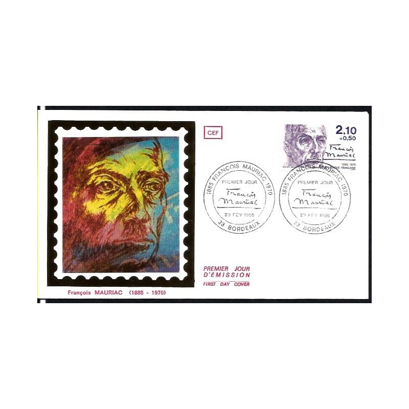 Francja 1985, Francois Mauriac, literatura. FDC