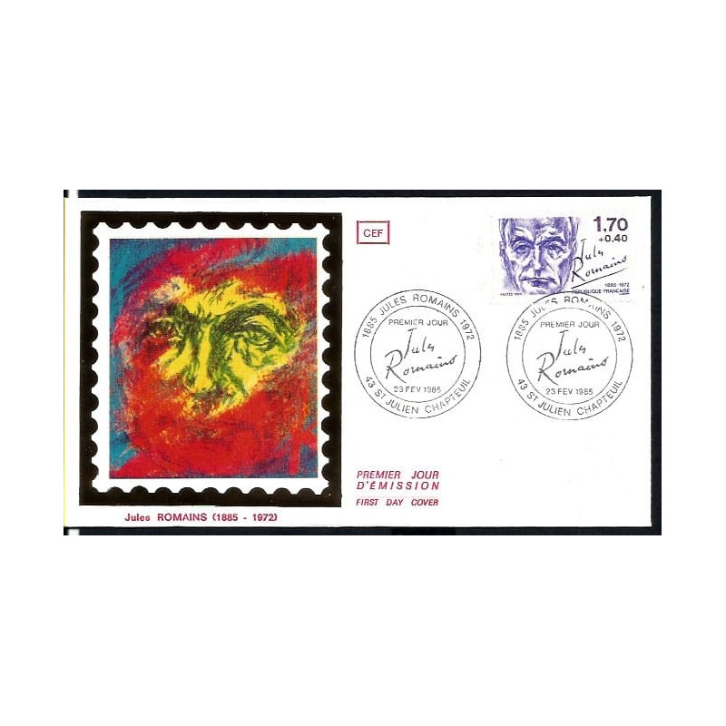 Francja 1985, Jules Romains, literatura. FDC