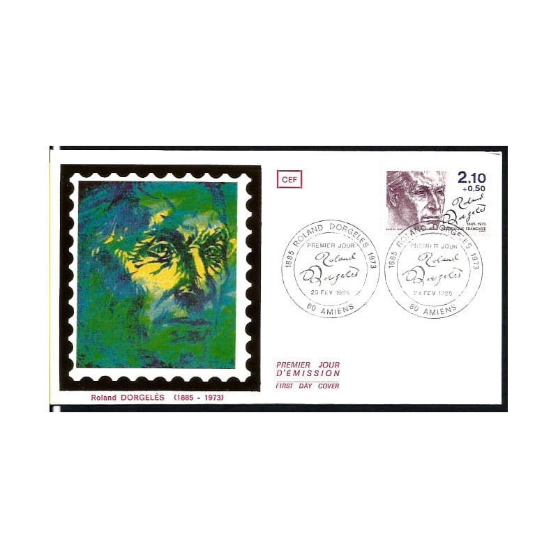 Francja 1985, Roland Dorgeles, literatura. FDC