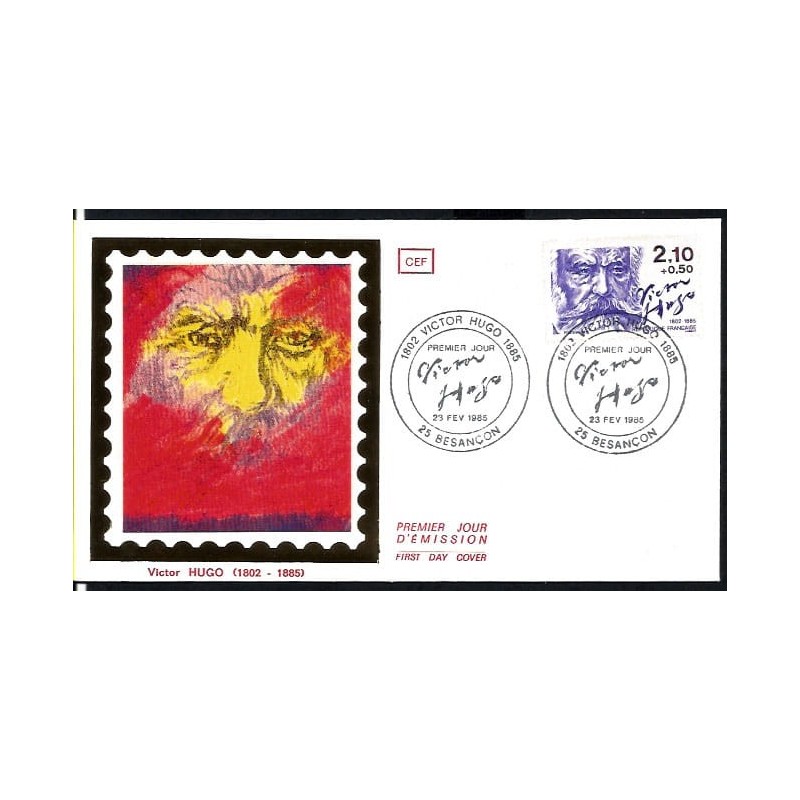 Francja 1985, Victor Hugo, literatura. FDC