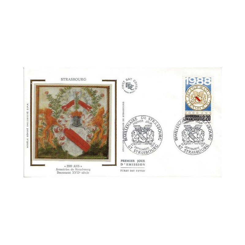Francja 1987, Strasburg, Argentoratum, starożytny Rzym. FDC
