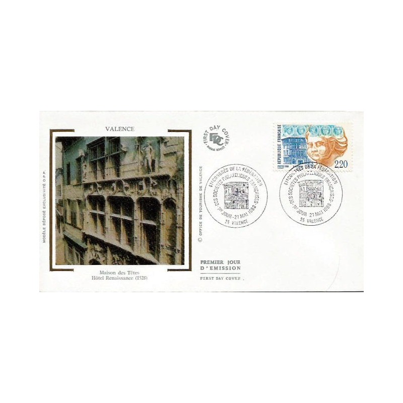 Francja 1988, Kongres filatelistów. FDC
