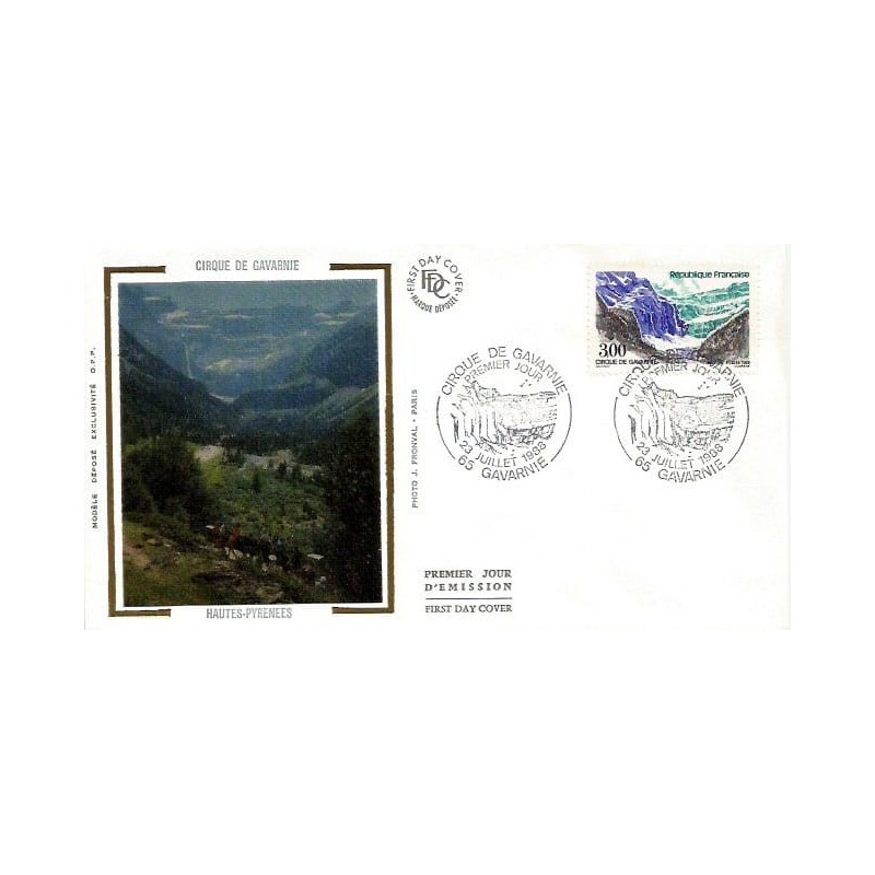 Francja 1988, Turystyka, góry. FDC