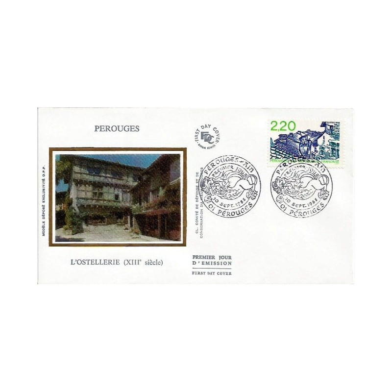 Francja 1988, Turystyka. FDC