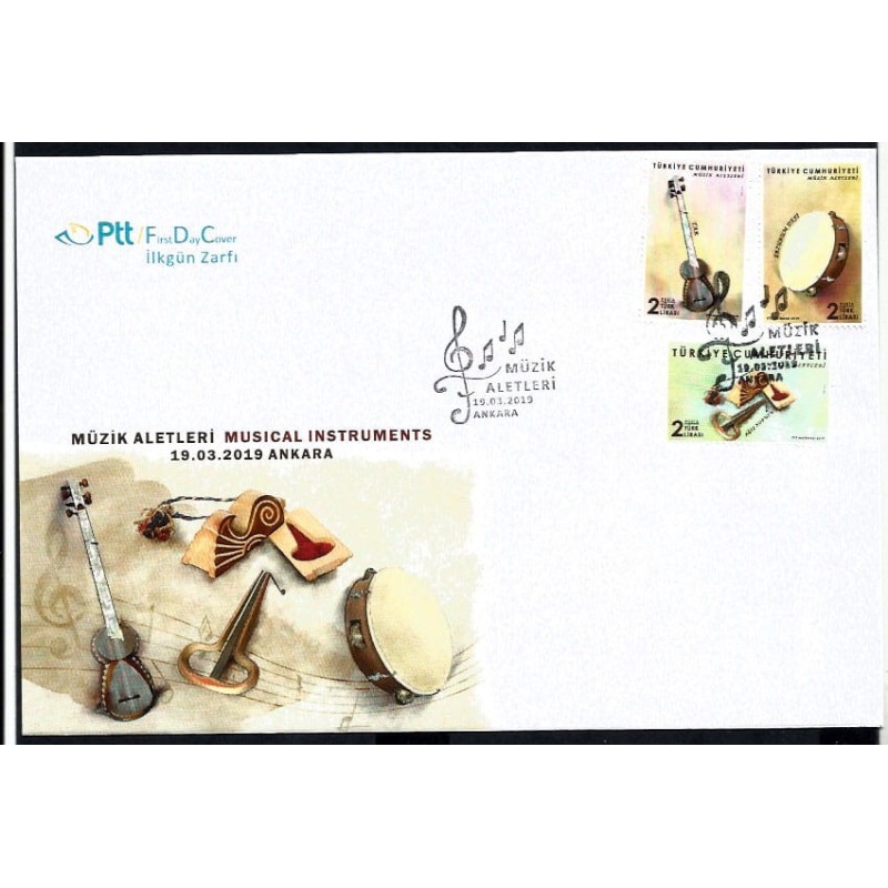 Turcja 2019, Muzyka, instrumenty. FDC