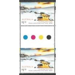 Australia 2020, Kościuszko, Park Narodowy Kościuszki. Parka z zadrukowanym marginesem **