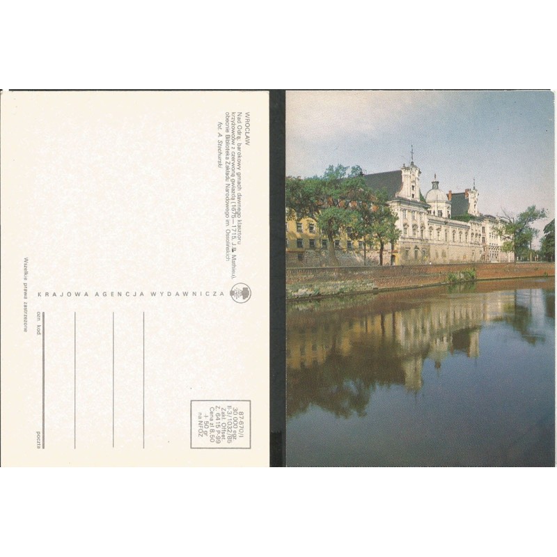 Wrocław, Ossolineum, 1985. Bez obiegu