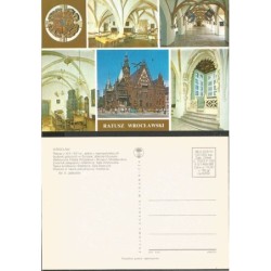 Wrocław, ratusz, składanka, 1986. Bez obiegu