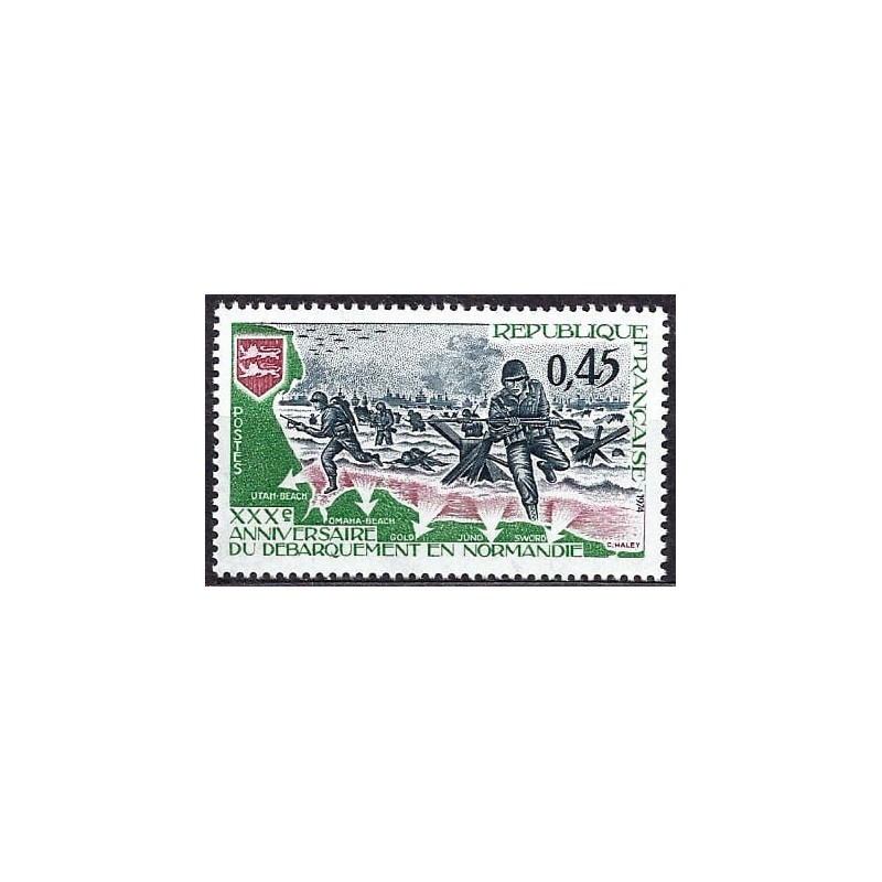 Francja 1974, II wojna, Normandia 1944 **
