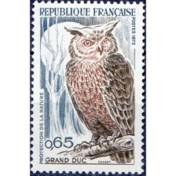 Francja 1972, Ptaki: sowa puchacz **