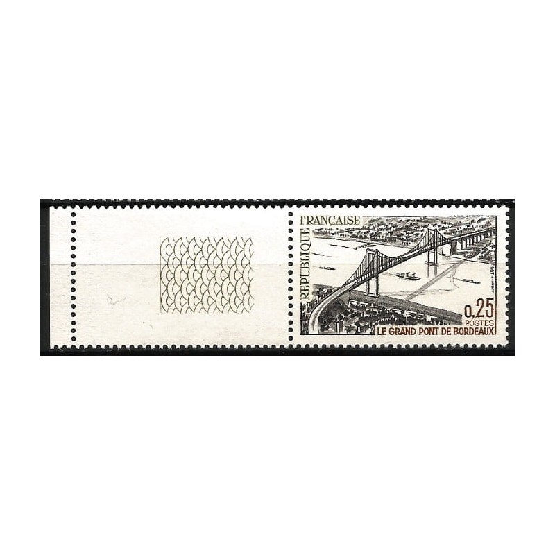 Francja 1967, Most w Bordeaux. Pustopole **