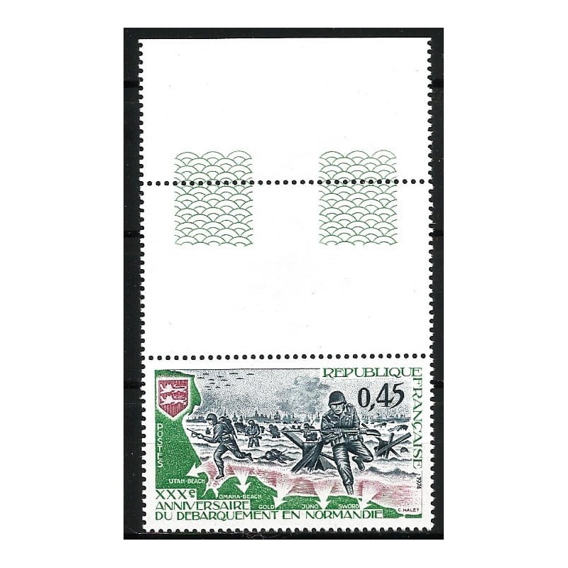 Francja 1974, II wojna, Normandia 1944. Pustopole **