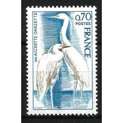 Francja 1975, Fauna: czapla nadobna **
