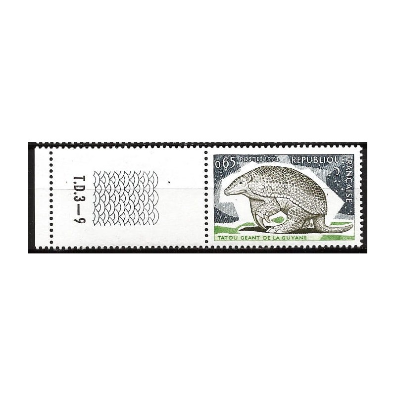 Francja 1974, Fauna: pancernik. Pustopole **