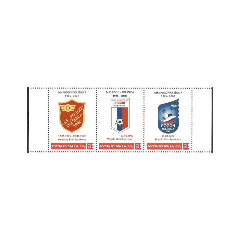 2020 Personalizowany. Piłka nożna, Pogoń Oleśnica. Pasek