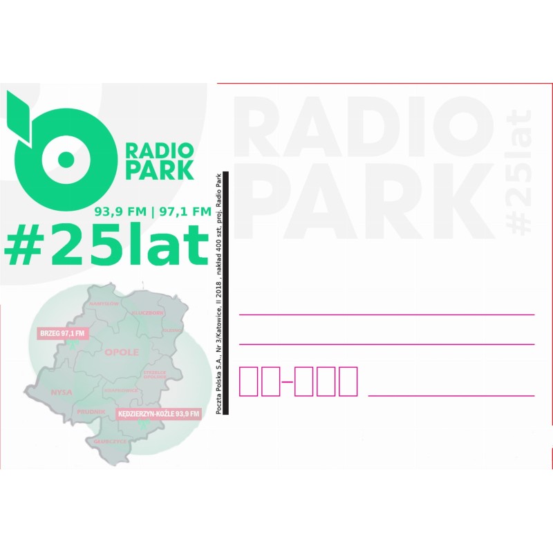 Kartka Katowice 2018, Radio Park, Brzeg Kędzierzyn Koźle Namysłów Kluczbork Olesno Strzelce Krapkowice Nysa Prudnik Głubczyce