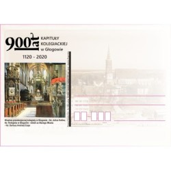 Kartka Wrocław 2020, Głogów, kapituła kolegiacka, 900 lat. Dodruk