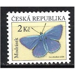 Czechy 2020, Owady: motyl modraszek **