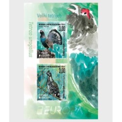 Bośnia 2021, EUROPA CEPT: fauna, ptaki. Blok **