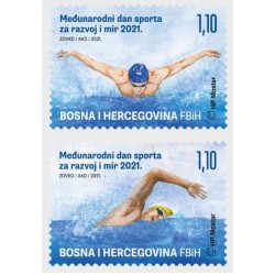 Bośnia 2021, Pływanie, dzień sportu **
