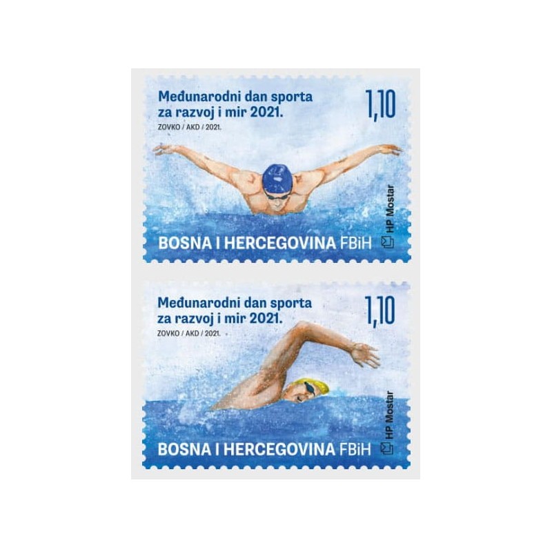 Bośnia 2021, Pływanie, dzień sportu **