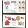 USA 1960, Flaga USA. Miś Smokey, pożarnictwo, harcerstwo. FDC z obiegu