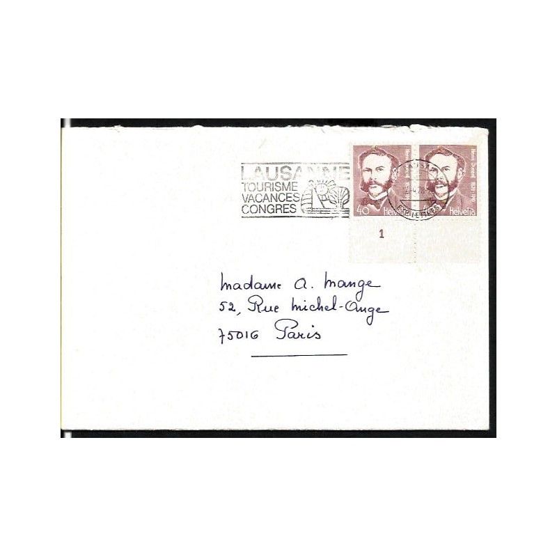 Szwajcaria 1978, Turystyka, żaglówka. Lozanna