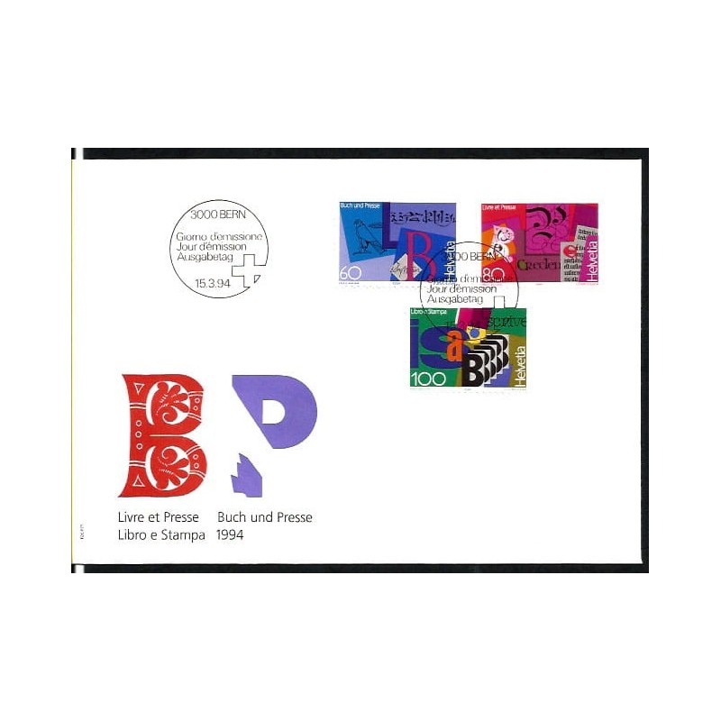 Szwajcaria 1994, Książki i druk. FDC