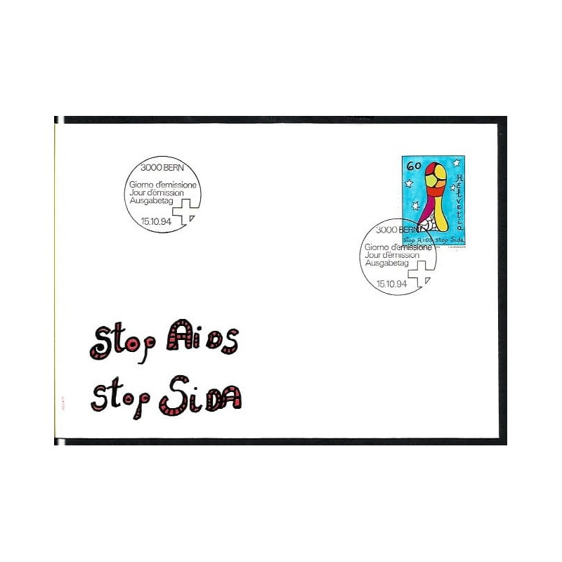 Szwajcaria 1994, Medycyna, AIDS. FDC
