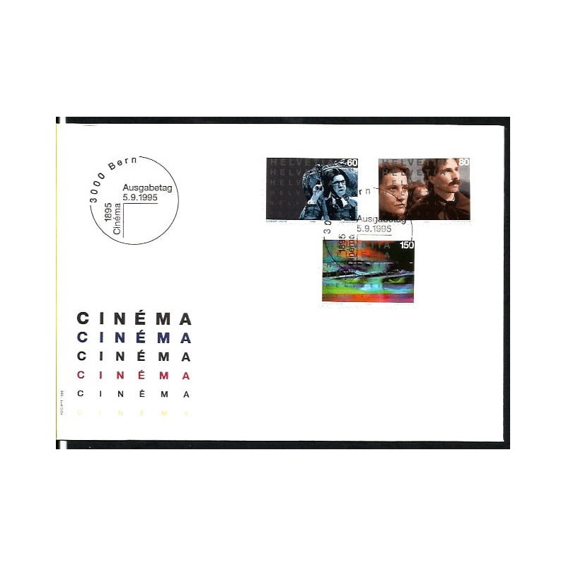 Szwajcaria 1995, Kino, film. FDC
