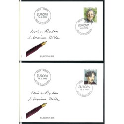 Szwajcaria 1996, EUROPA CEPT: kobiety. 2 FDC