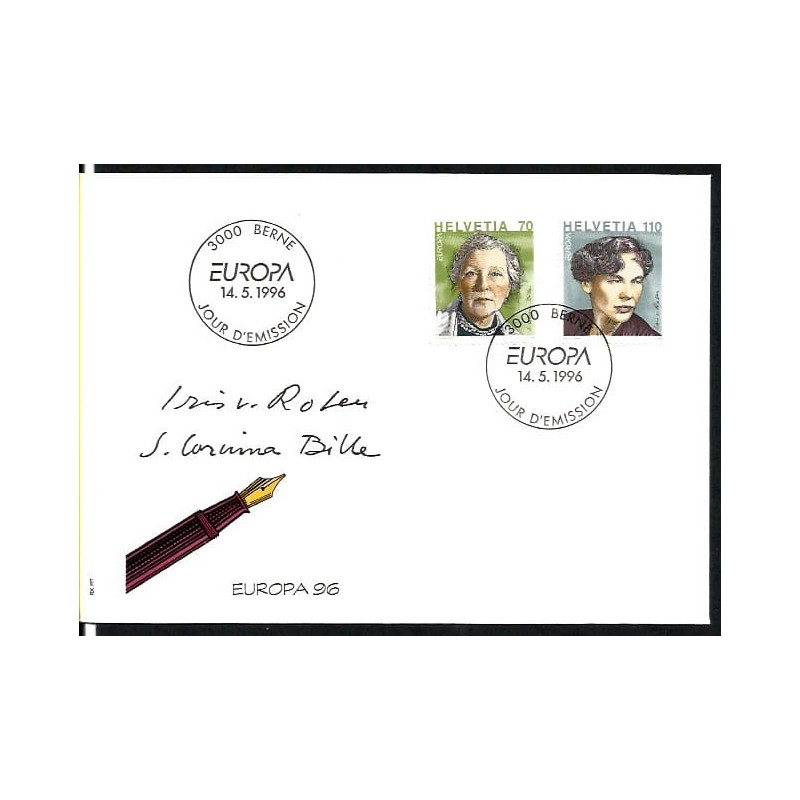 Szwajcaria 1996, EUROPA CEPT: kobiety. FDC