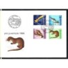 Szwajcaria 1996, Fauna, ryby, ssaki. Boże Narodzenie. Pro Juventute. FDC
